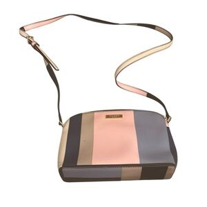 Kate Spade Stylish Multicolor Block Crossbody Bag